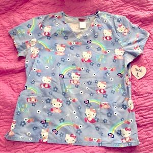 Hello kitty scrub top
